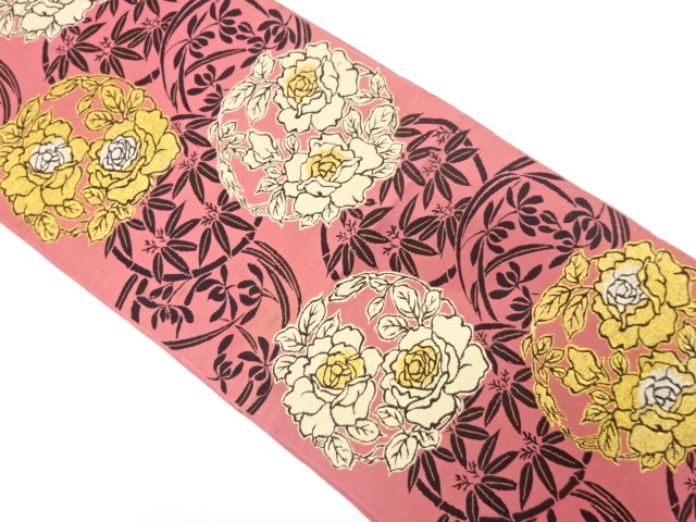 Japanese Kimono / Antique / Fukuro Obi Silk